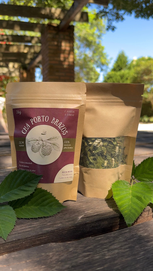 Chá Porto Brazos de folhas de amora