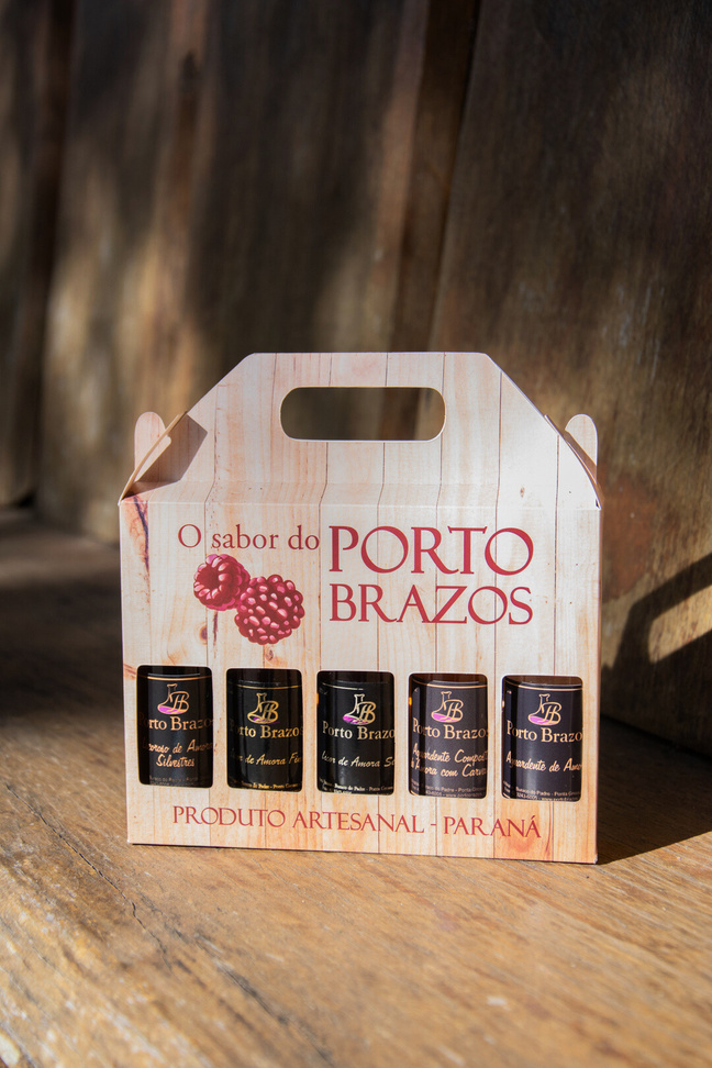 Coleção de cinco miniaturas Porto Brazos